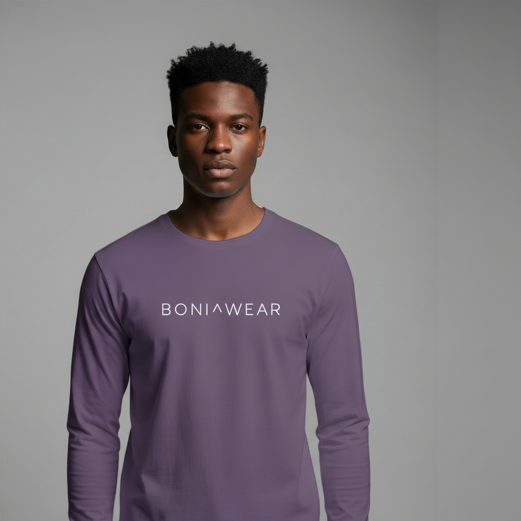 Medium Purple Sans-Serif Logo