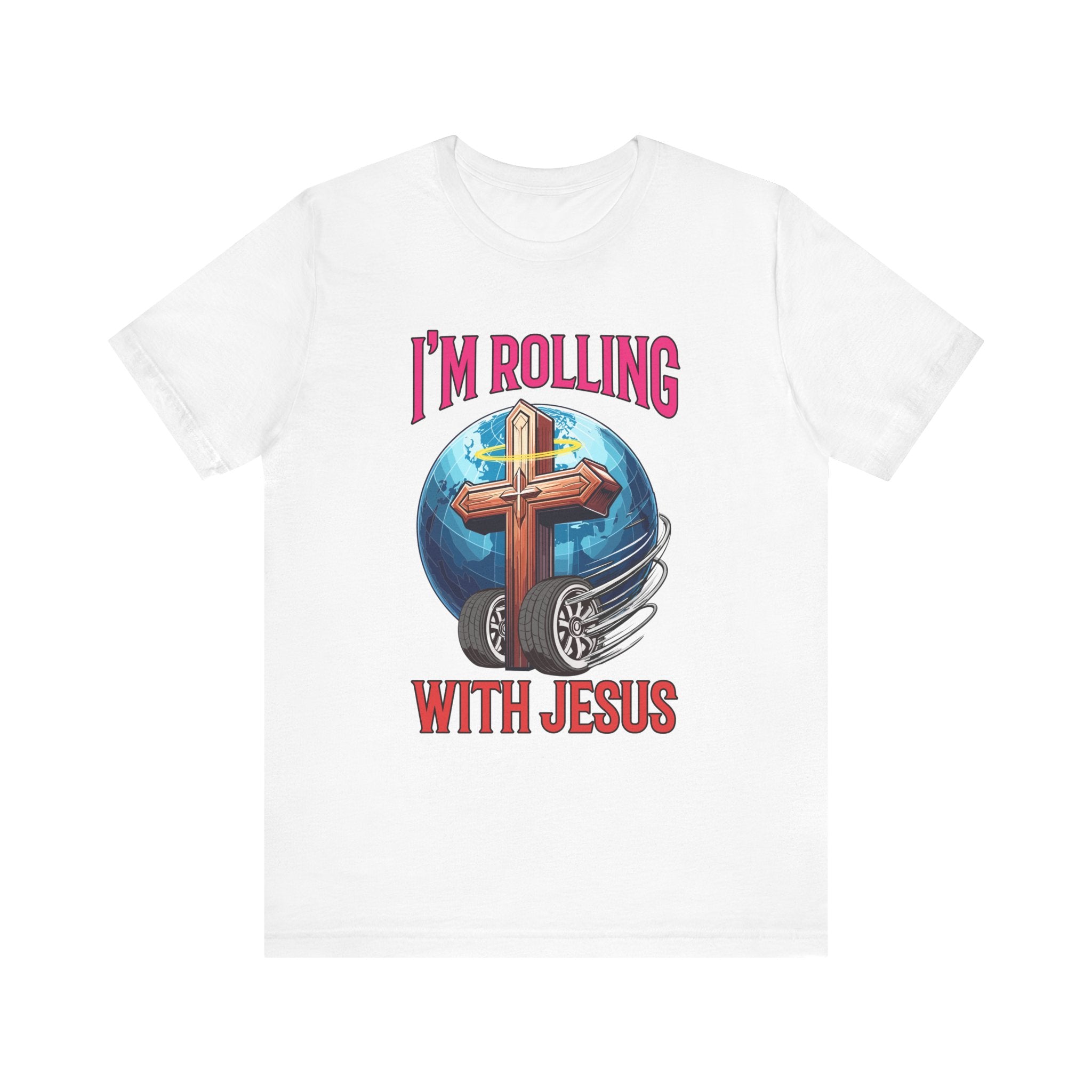 IM ROLLING WITH JESUS Regular Short Sleeve Tee