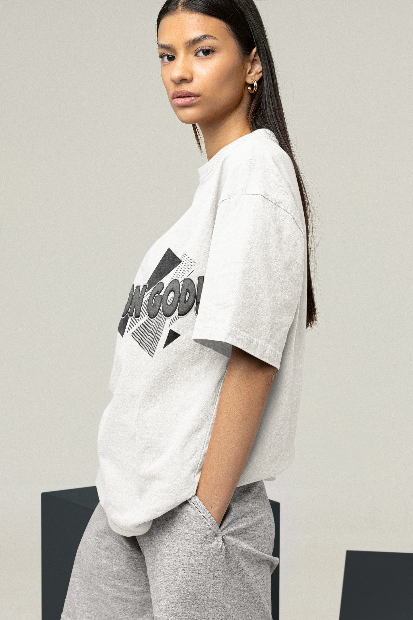 On God Oversized T-Shirt