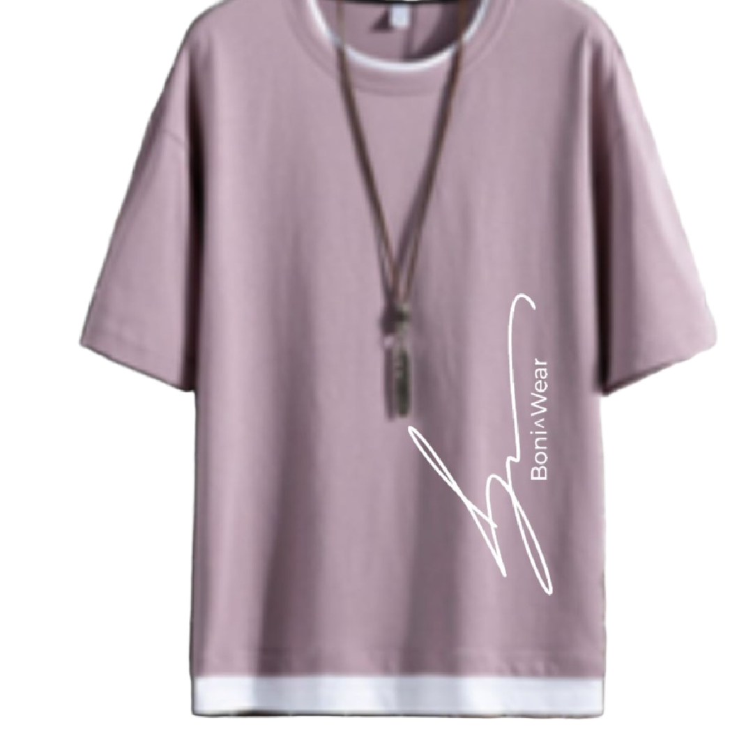 Men's Script/Classic Oversized Ringer Tee