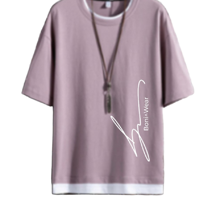 Men's Script/Classic Oversized Ringer Tee