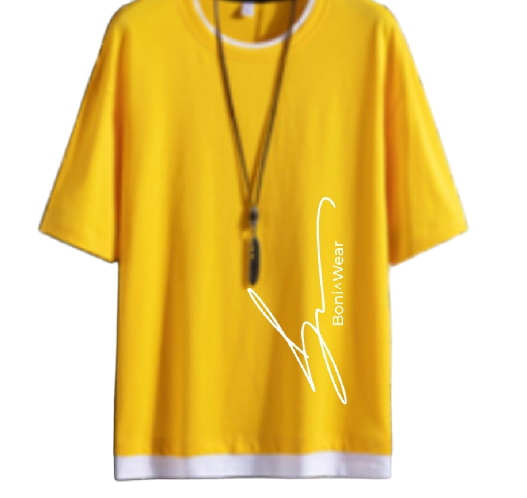 Men's Script/Classic Oversized Ringer Tee