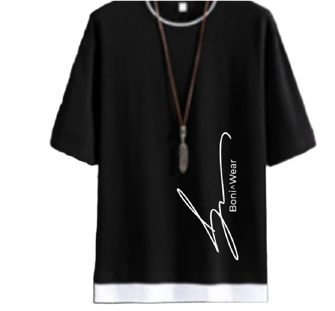 Men's Script/Classic Oversized Ringer Tee