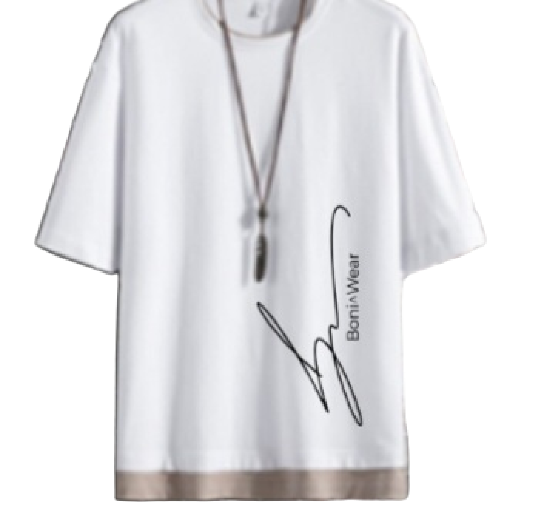 Men's Script/Classic Oversized Ringer Tee