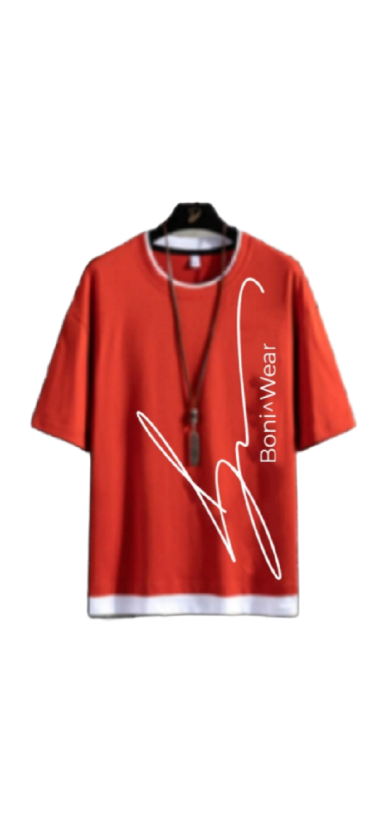 Men's Script/Classic Oversized Ringer Tee