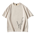 Men's Script/Classic Ultra Suede Oversized Tee