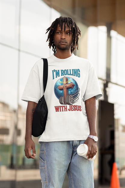 Rolling with Jesus Oversized T-Shirt