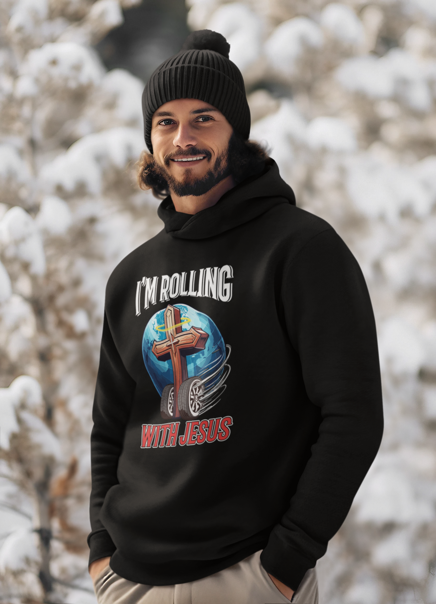 Rolling with Jesus Hoodie
