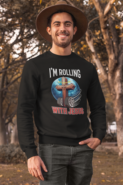Rolling with Jesus Sweatshirt