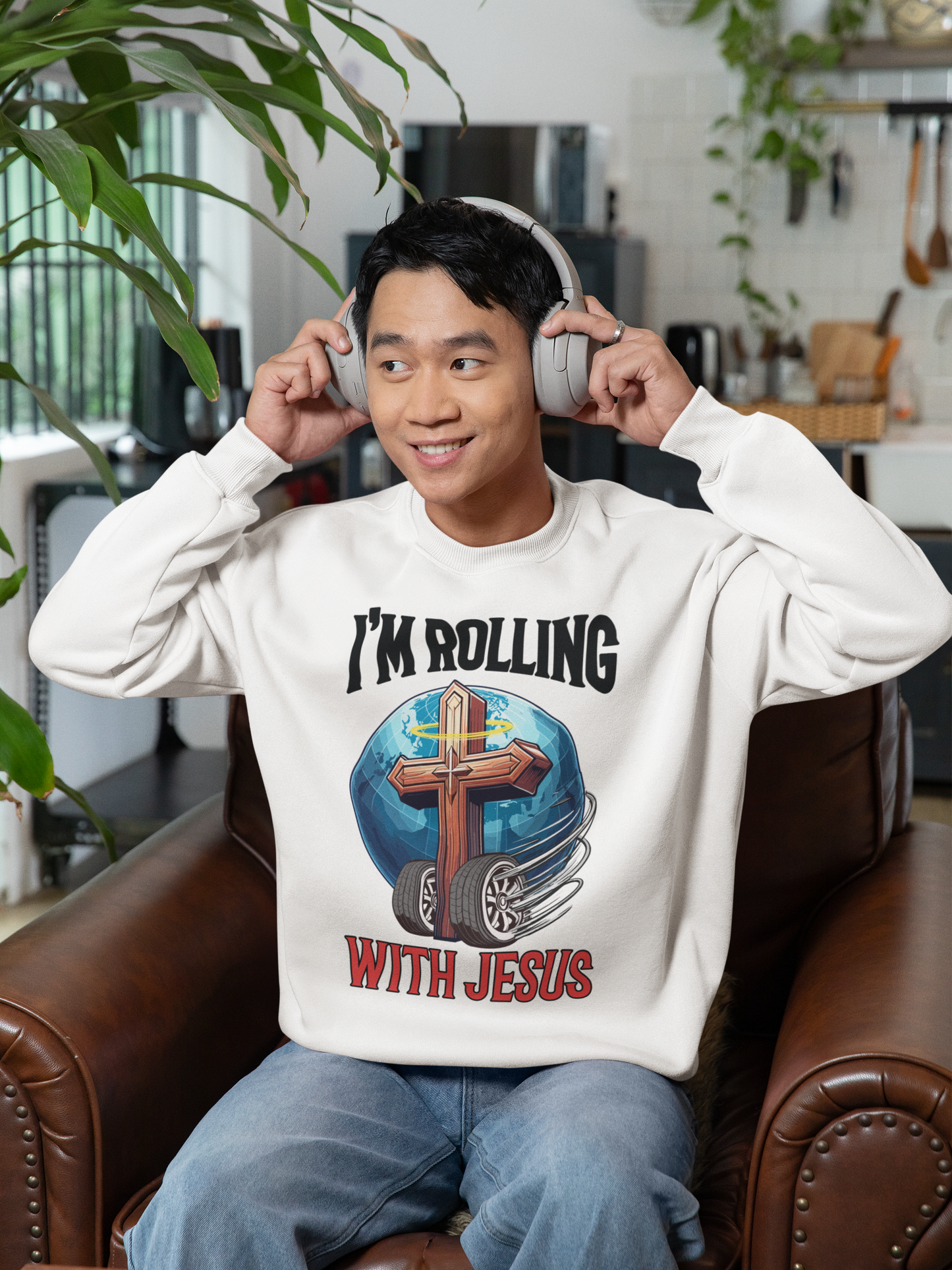 Rolling with Jesus Sweatshirt