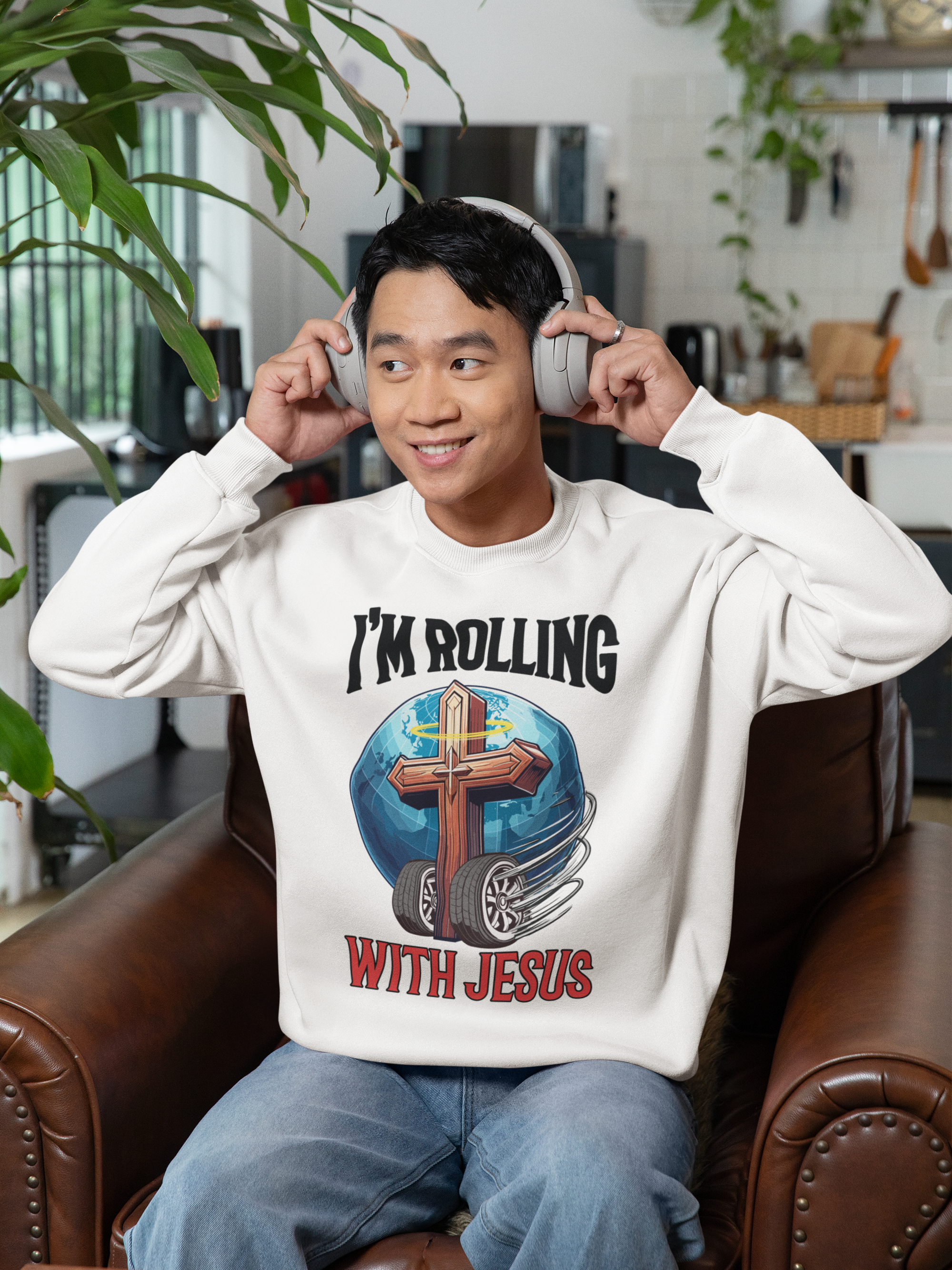 Rolling with Jesus Sweatshirt