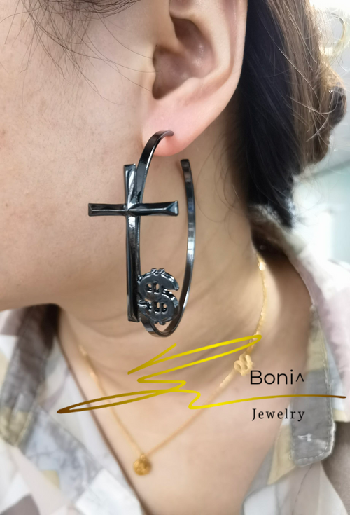 Bonijewelry Women's Hoop Earrings