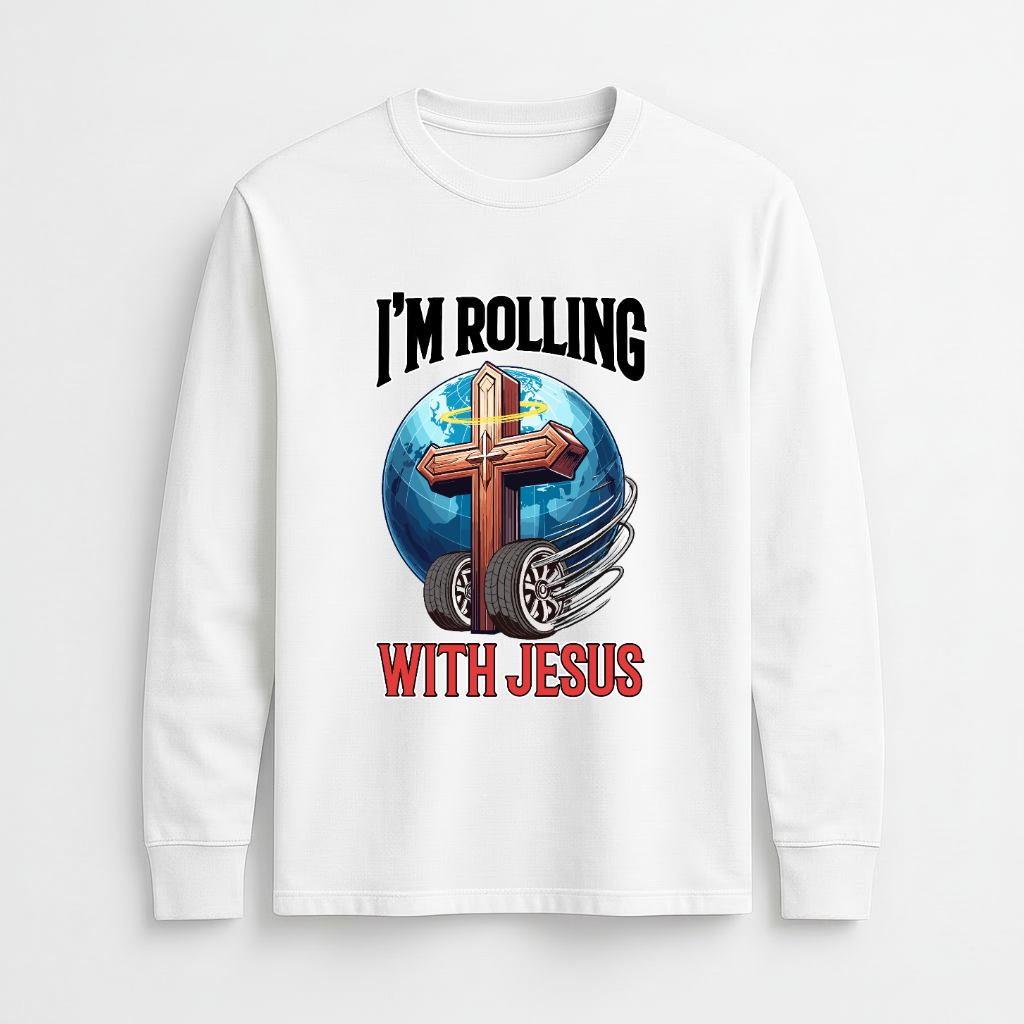 Rolling with Jesus Longsleeve T-Shirt