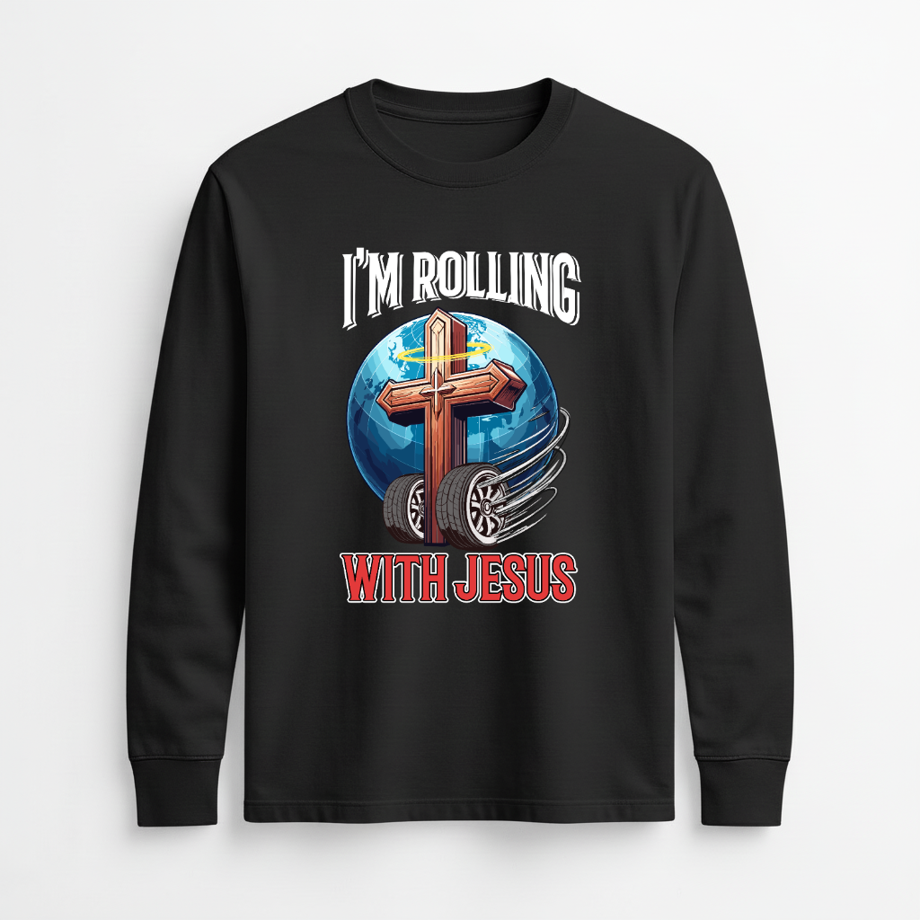 Rolling with Jesus Long Sleeve T-Shirt