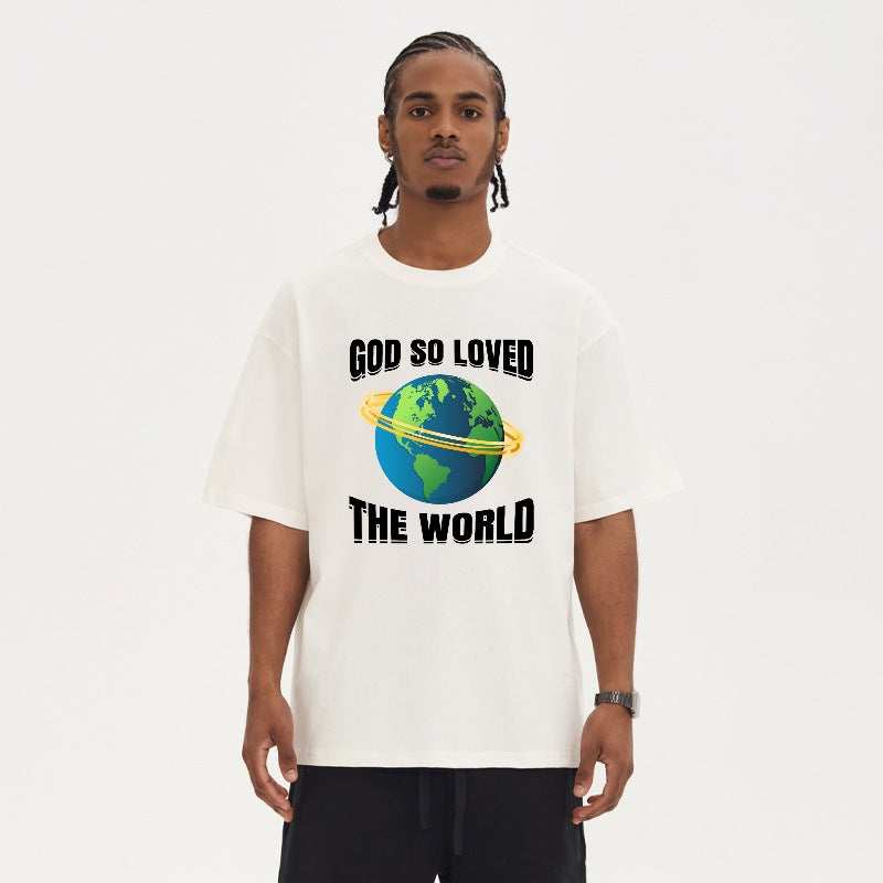 God So Loved Oversized Tshirt
