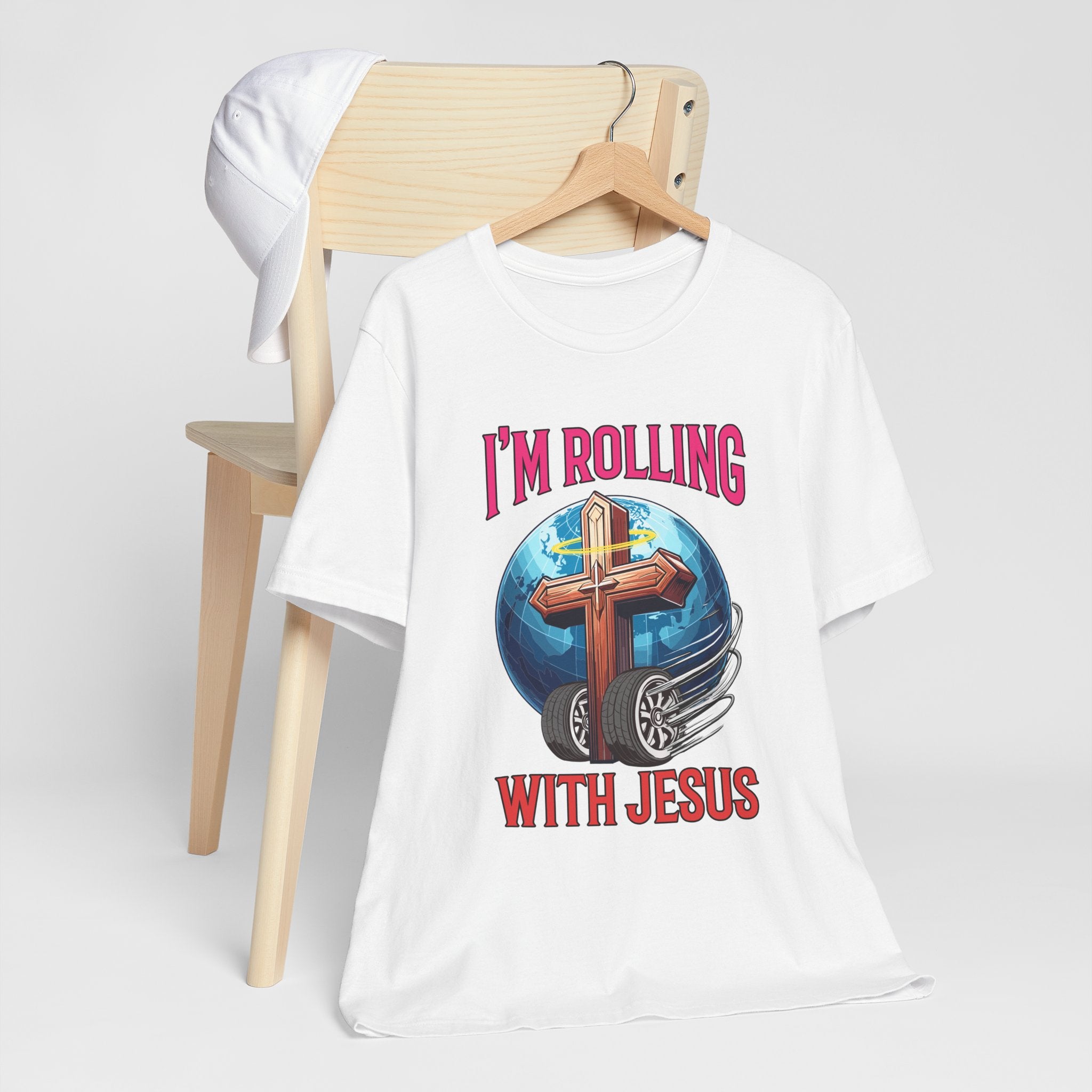 IM ROLLING WITH JESUS Regular Short Sleeve Tee