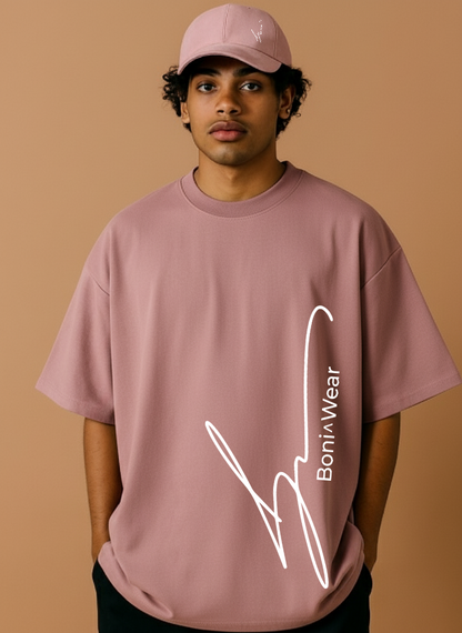 Boniwear Oversized T-Shirt - Script Logo