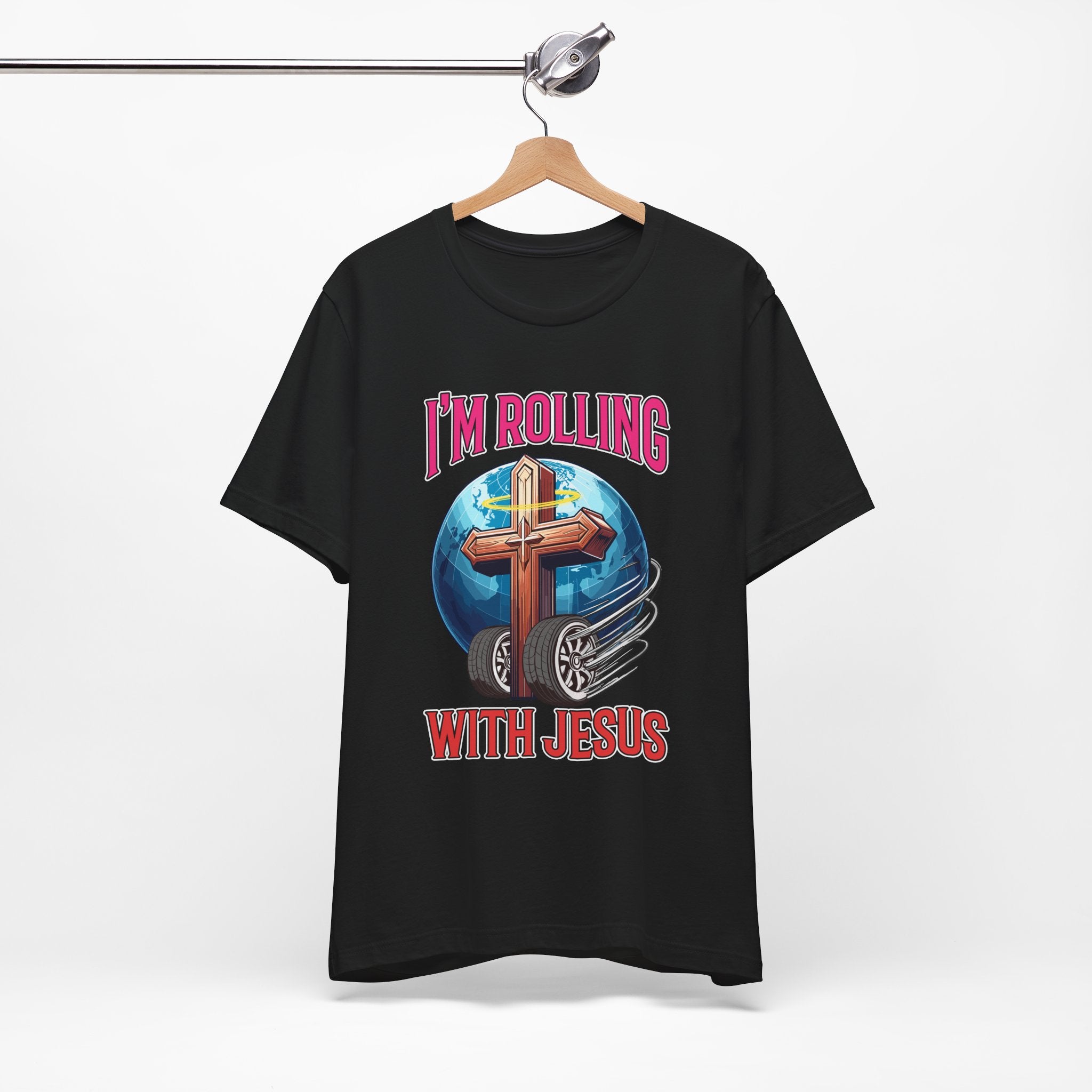 IM ROLLING WITH JESUS Regular Short Sleeve Tee