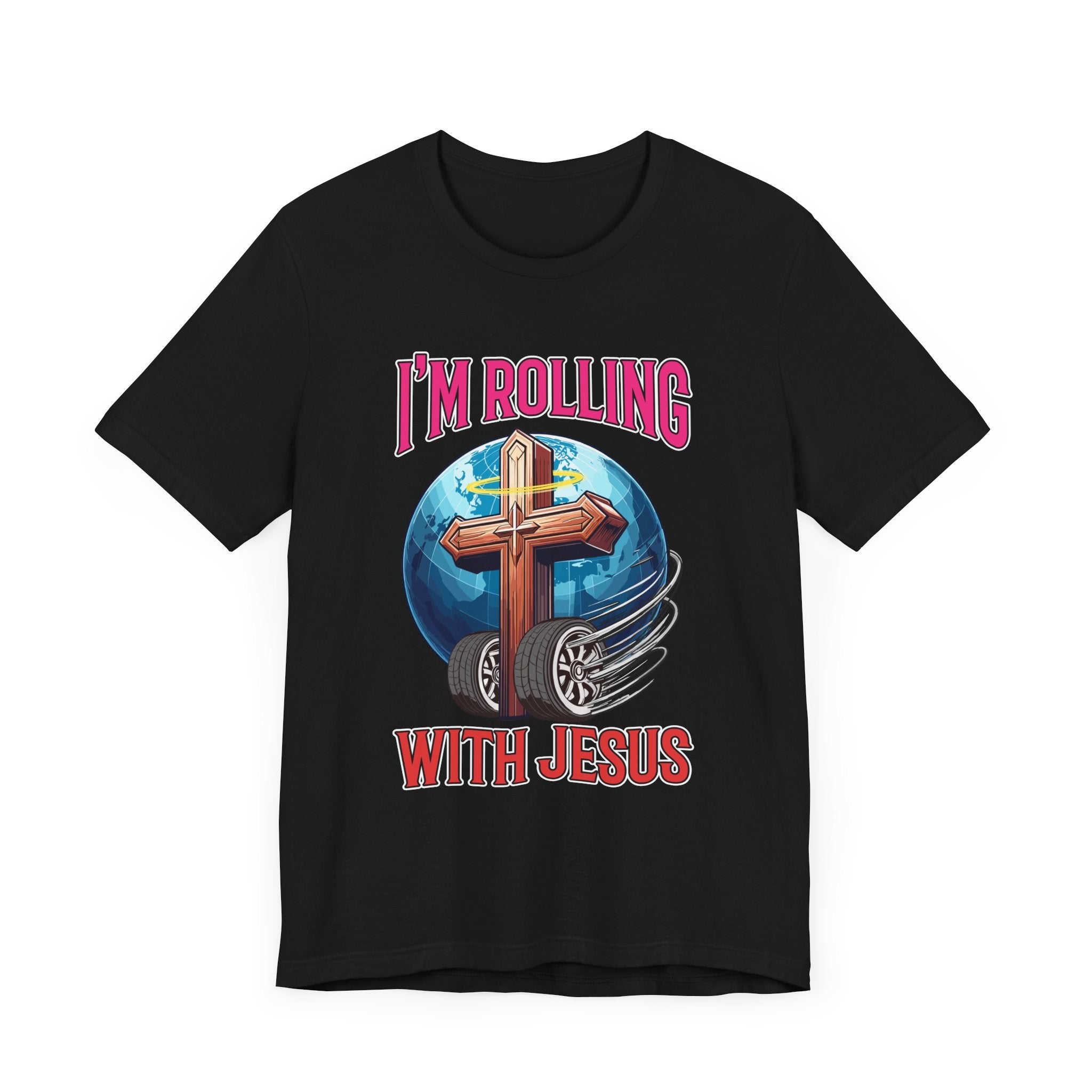 IM ROLLING WITH JESUS Regular Short Sleeve Tee