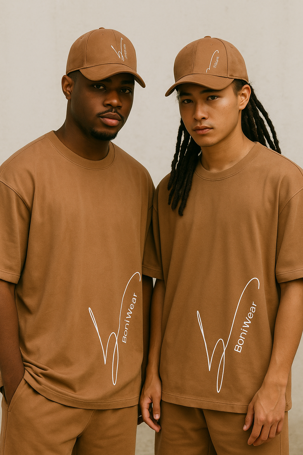 Ultra Suede Fabric Oversized Fit with Matching Cap