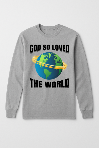 God So Loved Longsleeve Tshirt