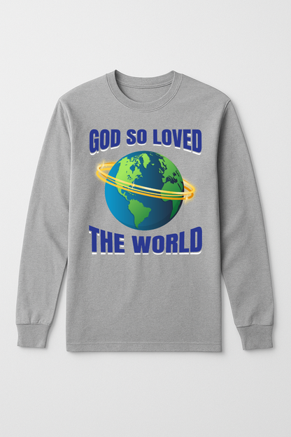 God So Loved Longsleeve Tshirt