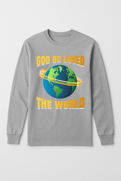 God So Loved Longsleeve Tshirt