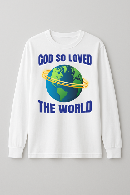 God So Loved Longsleeve Tshirt