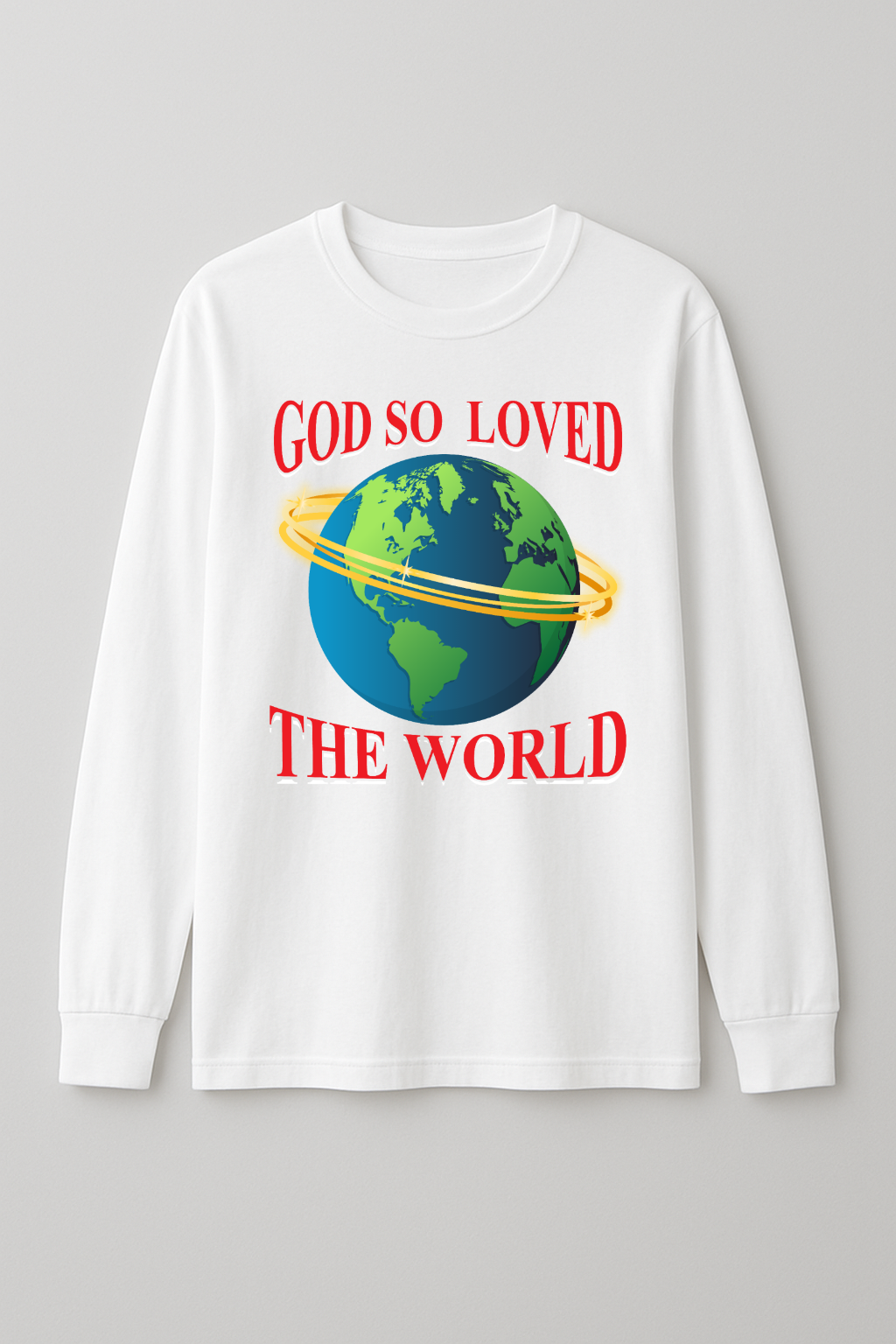 God So Loved Longsleeve Tshirt