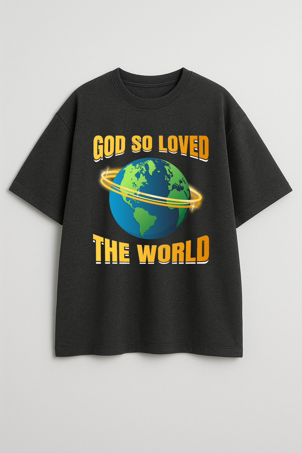 God So Loved Oversized Tshirt