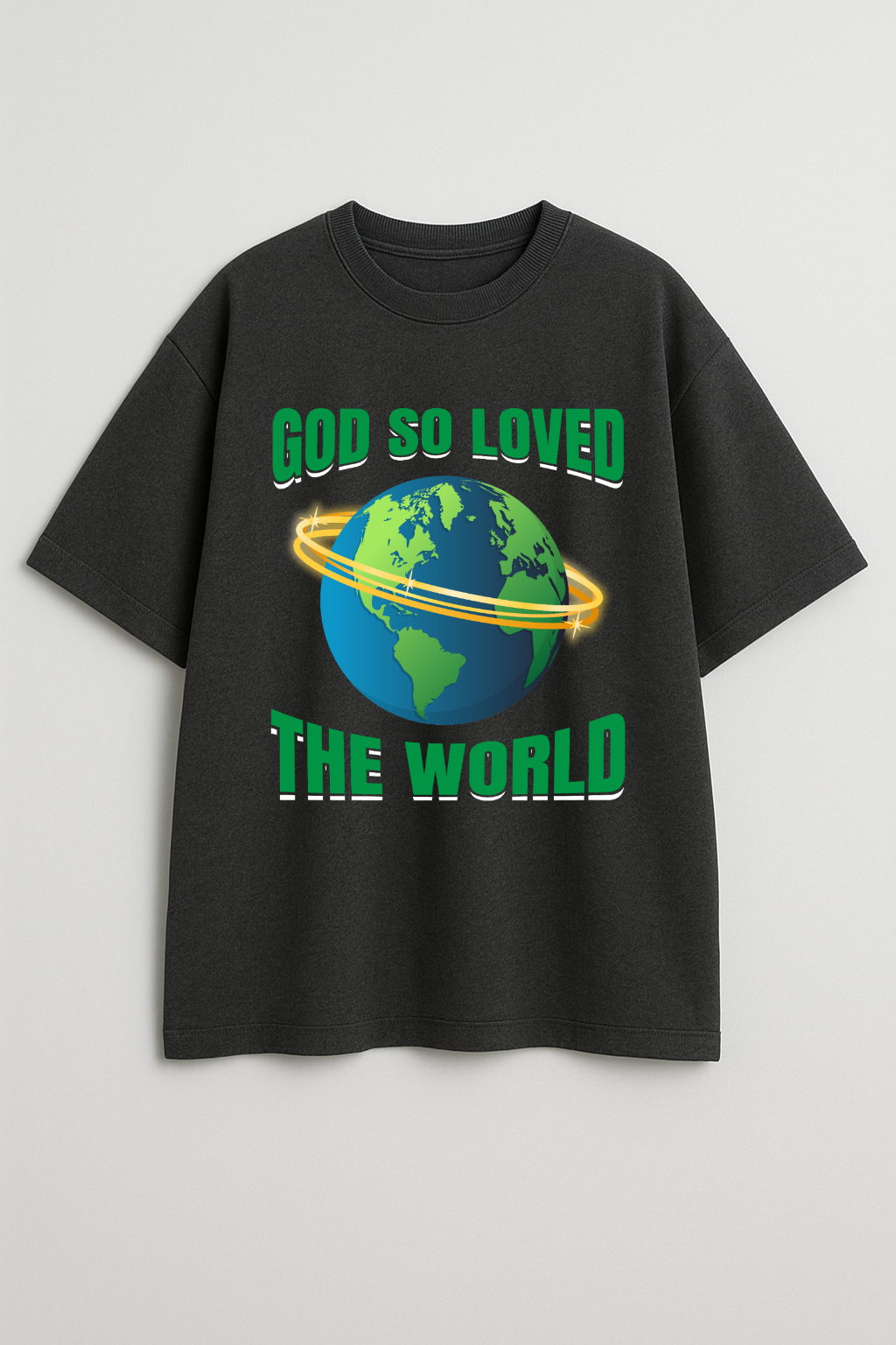 God So Loved Oversized T-Shirt