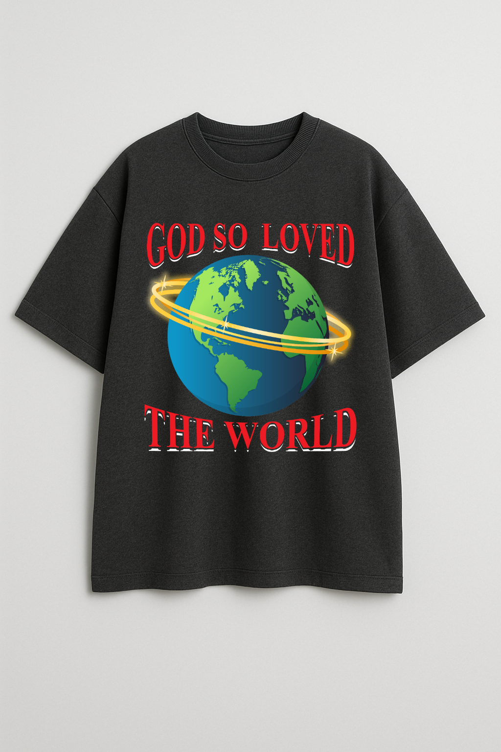 God So Loved Oversized T-Shirt