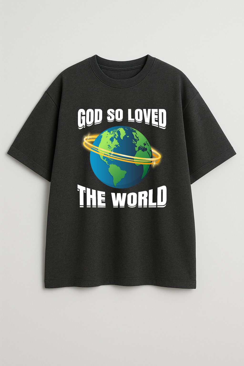 God So Loved Oversized Tshirt