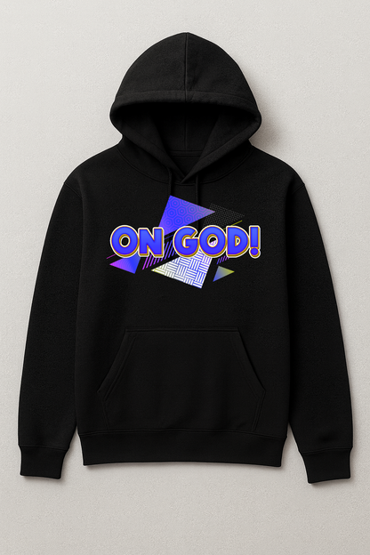 On God hoodie