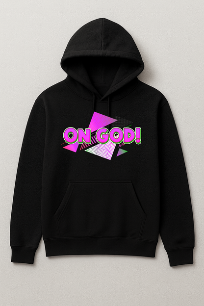 On God hoodie