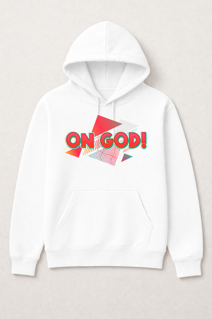 On God hoodie