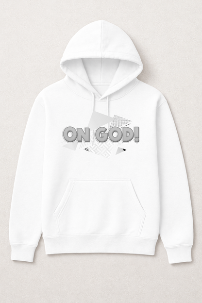 On God hoodie