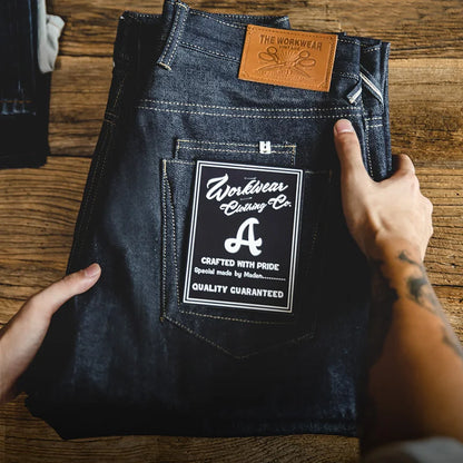 Men’s Vintage Heavyweight Selvedge Raw Denim Jeans