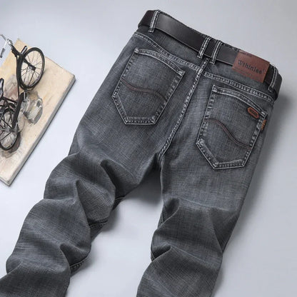 Men’s Classic Straight Fit High Quality Denim Jeans