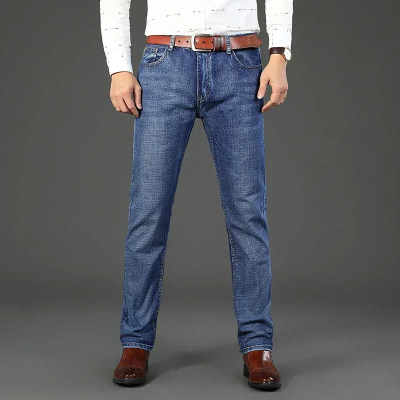 Men’s Classic Straight Fit High Quality Denim Jeans