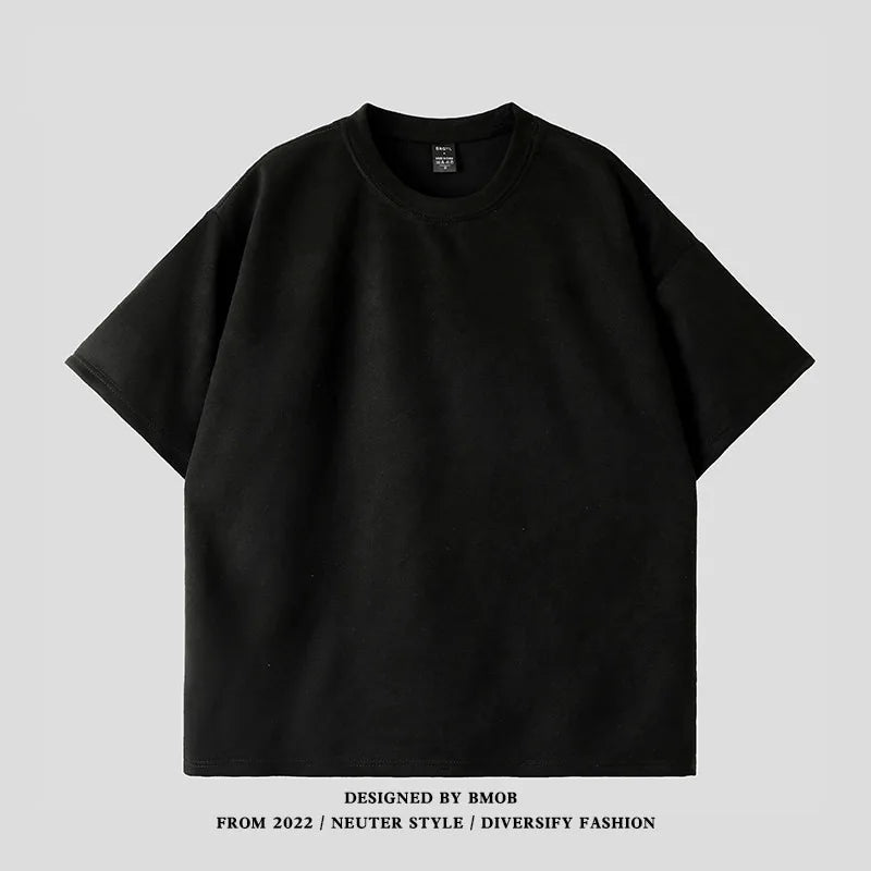 Men's Script/Classic Ultra-Suede Boxy T-Shirt