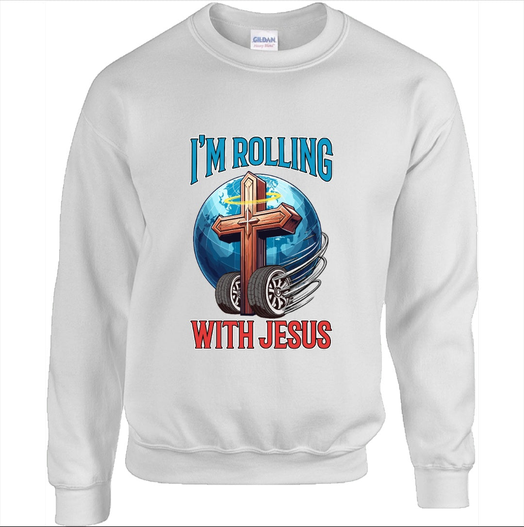 Rolling with Jesus Sweatshirt