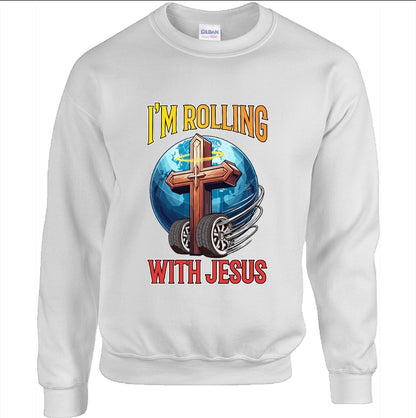 Rolling with Jesus Sweatshirt