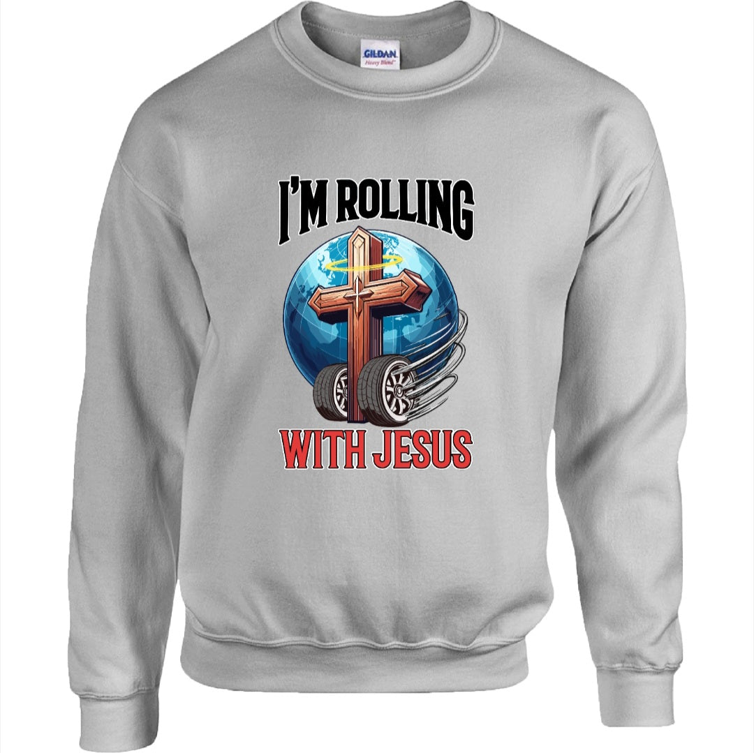 Rolling with Jesus Sweatshirt