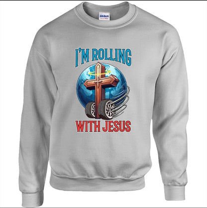 Rolling with Jesus Sweatshirt
