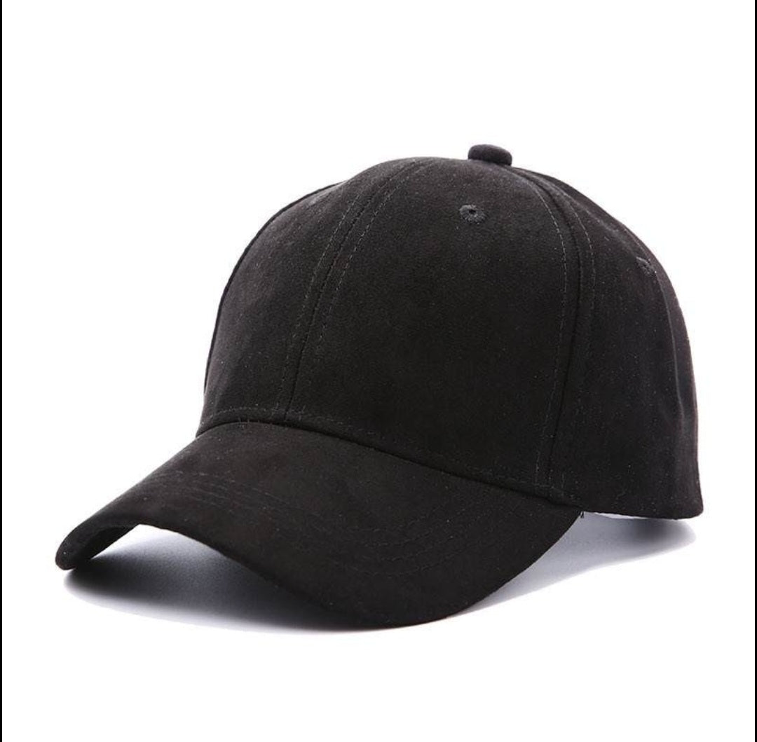 Boniwear Ultra Suede Baseball Cap - Classic Logo Horizontal Front Left