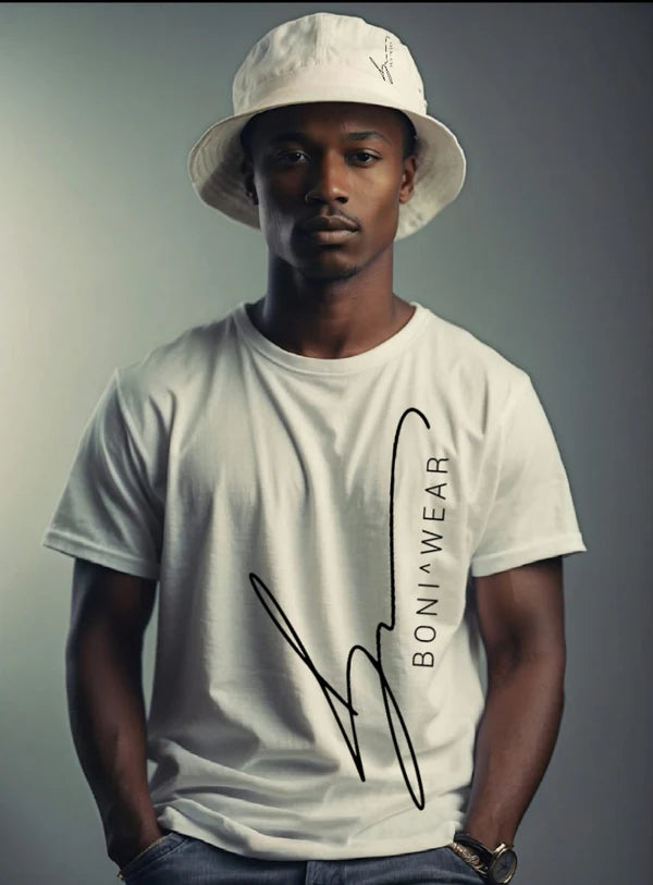 Two Toned over-size fit t-shirt with matching fisher hat