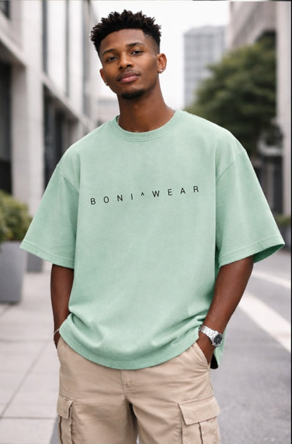 Boniwear Ultra Suede Oversized Tee - Classic Logo