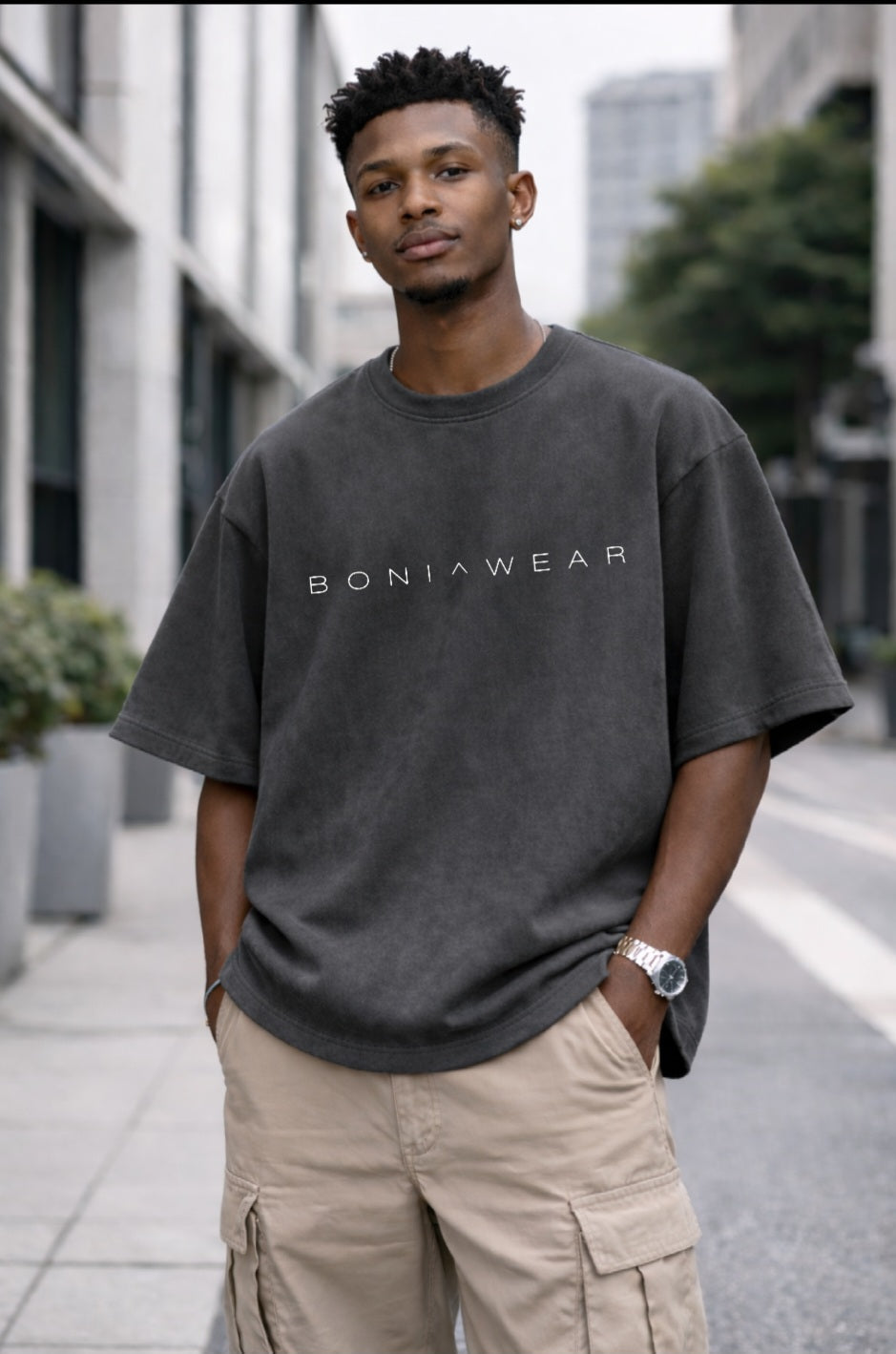Men's Classic Ultra-Suede Boxy T-Shirt