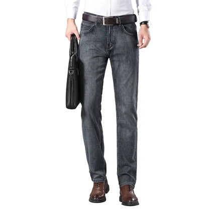 Men’s Classic Straight Fit High Quality Denim Jeans